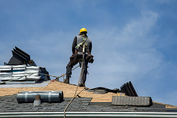 Professional Roof Installation technician working in Macy, IN